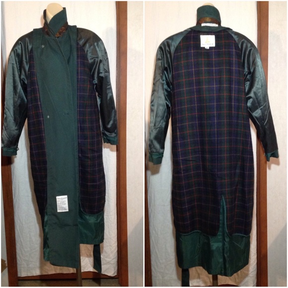 Women's Size 8P Vtg Misty Harbor Trench Coat - Picture 3 of 6